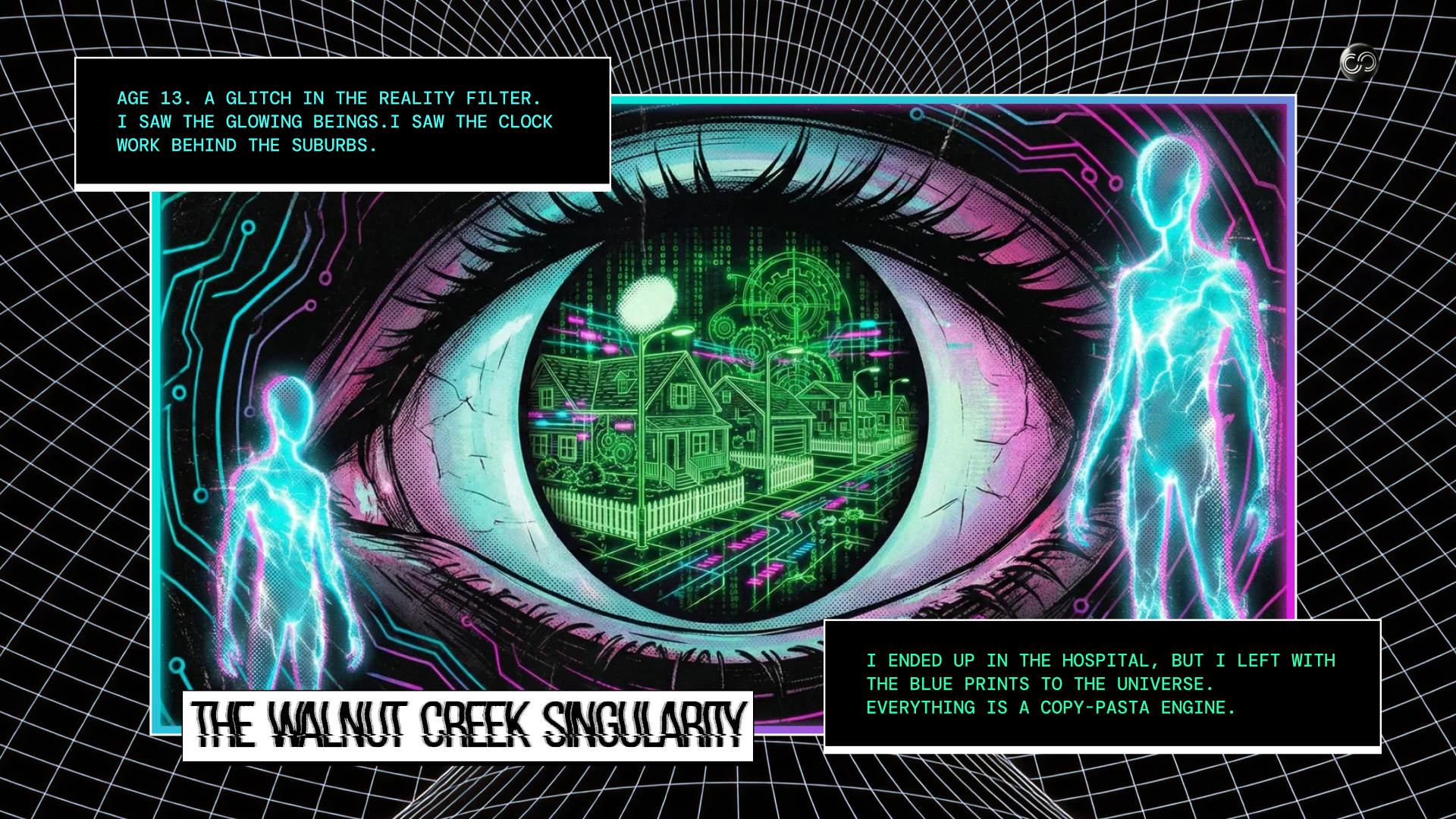 Origin comic panel