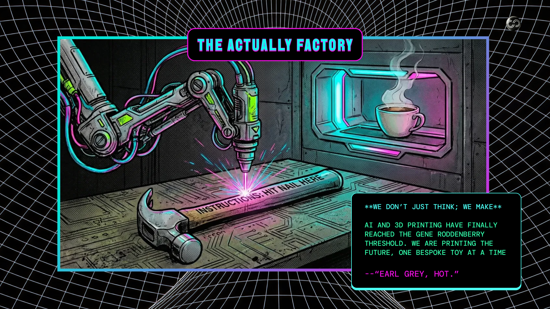 Origin comic — The Actually Factory